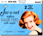 Jac-o-net - French Type - Bob Size Hair Net - Number 157