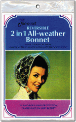 Jac-o-net - 2 in 1 - Reversible - All-Weather Bonnet -Number 388